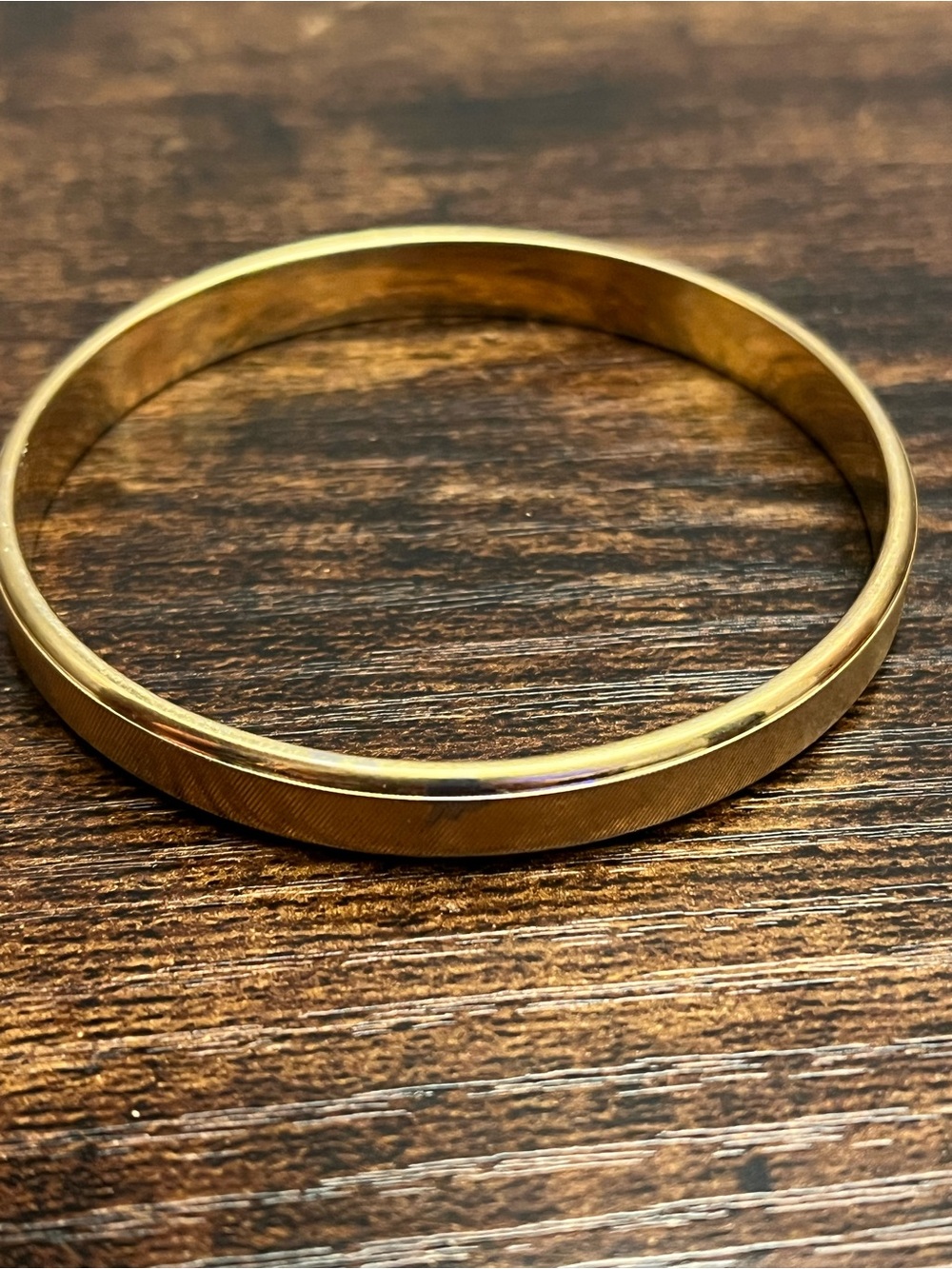 Monet Vintage Gold Bangle Bracelet Cuff Classic Simple Layered Hippie Bohemian